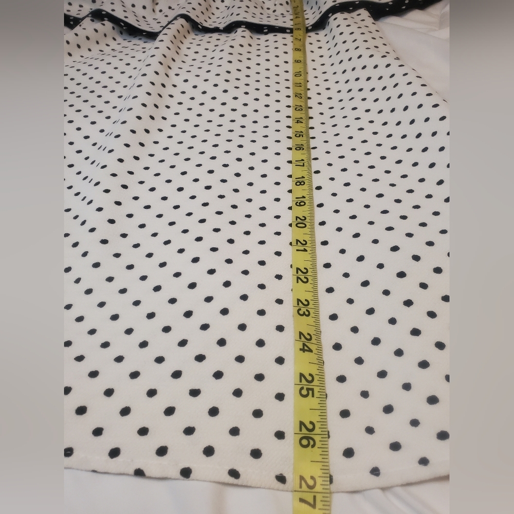 ZARA Collection Polka Dot Off-Shoulder Mini Dress Size: XS - Picture 5 of 6